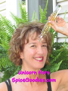 Unicorn Horn with Smiling Dawn text.jpg